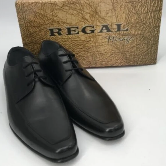Regal | Shoes | Nib Regal Mens Black Leather Mirage 